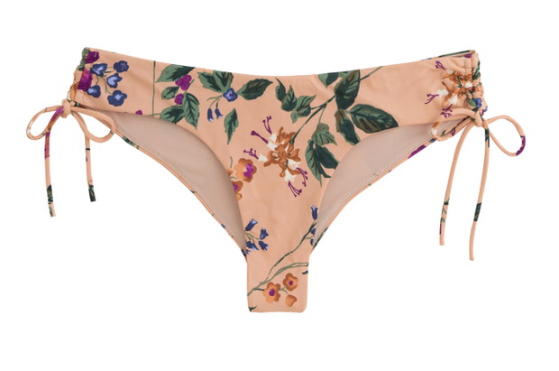Brazylijskie figi hipster od bikini w kwiaty w botanicznym stylu OYSHO