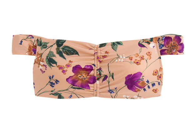 Top od bikini w kwiaty w botanicznym stylu OYSHO