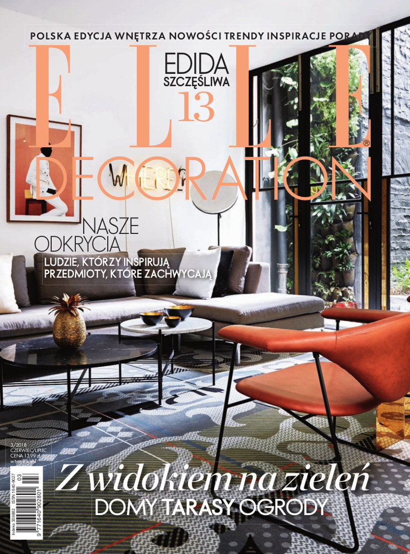 ELLE Decoratione Polska,  CZERWIEC/LIPIEC 2018