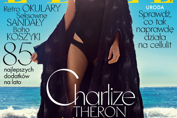 Charlize Theron w czerwcowym ELLE