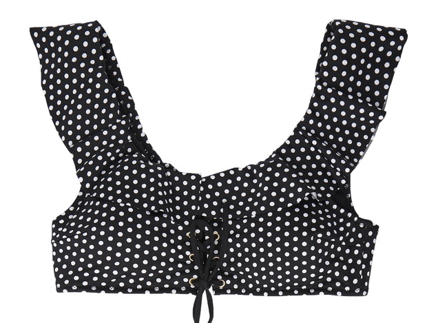 Biustonosz od bikini w groszki OYSHO