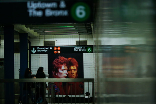 David Bowie w nowojorskim metrze