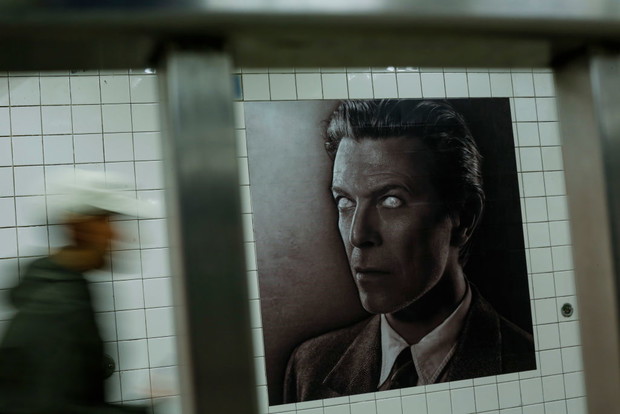 David Bowie w nowojorskim metrze