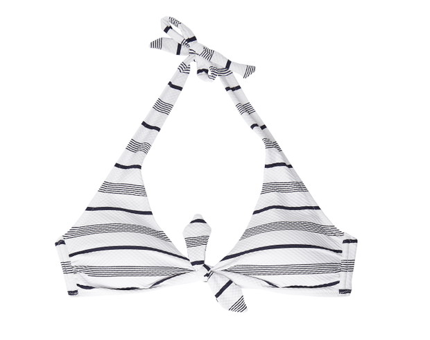 Klasyczne figi od bikini w marynarskie pasy OYSHO