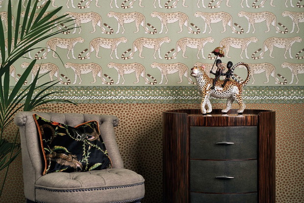 Tapeta Leopard Walk, Cole&Son