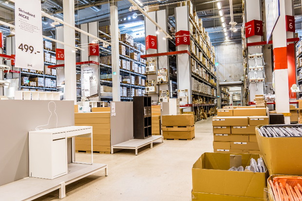 IKEA, wnętrze sklepu