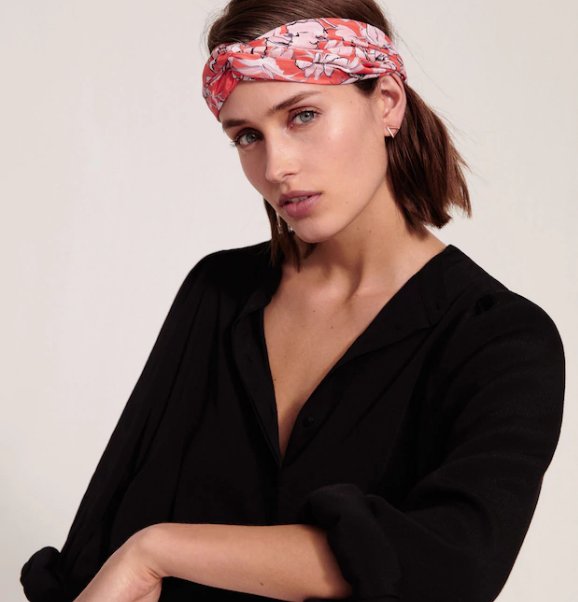 Opaska turban w kolorowe wzory