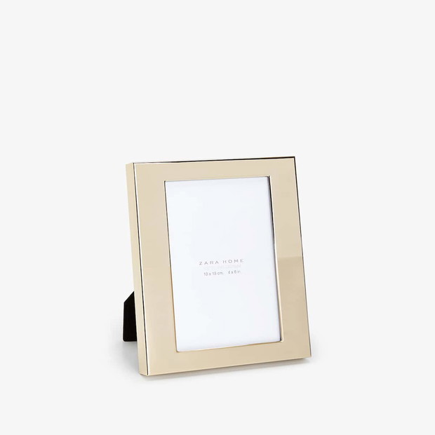 Złota ramka, ZARA HOME, 59,90 zł z 79,90 zł
