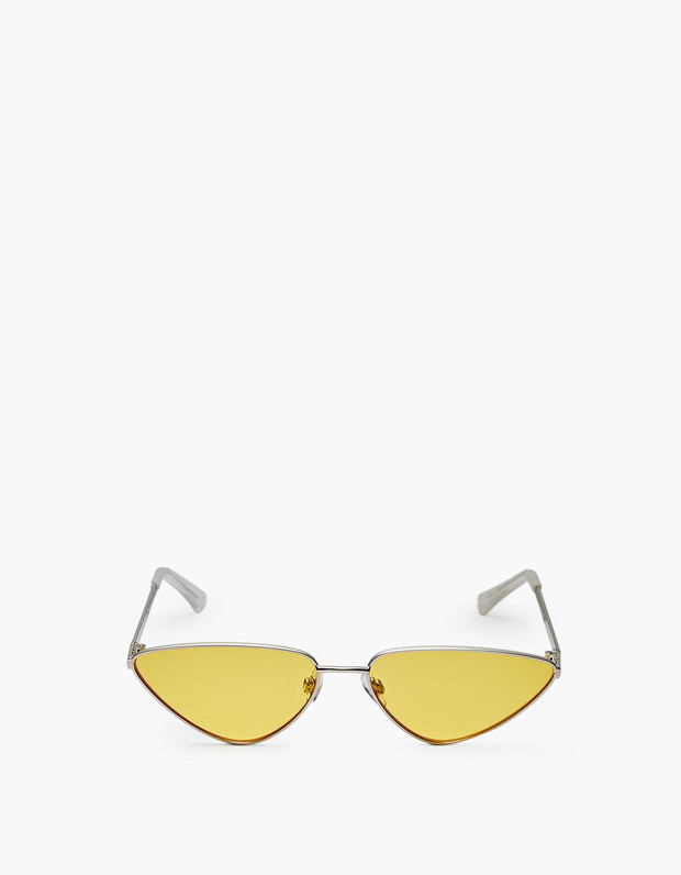 Żółte okulary przeciwsłoneczne Stradivarius