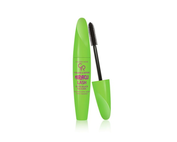 Miracle Lash Mascara tusz do rzęs pogrubiająco-wydłużający - Golden Rose, 10,90 zł