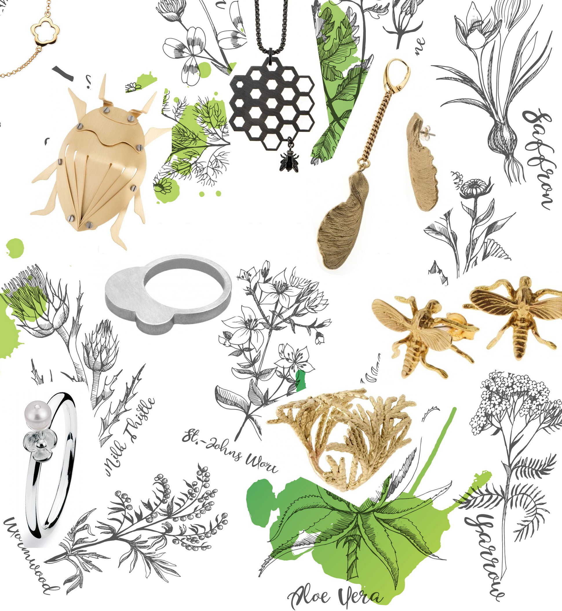 Trendy 2016: botaniczna biżuteria