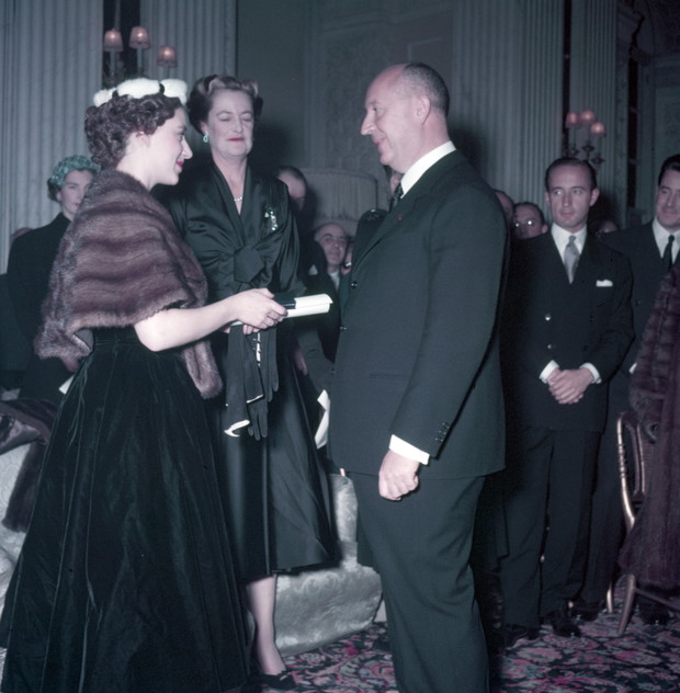 Christian Dior z księżniczką Małgorzatą