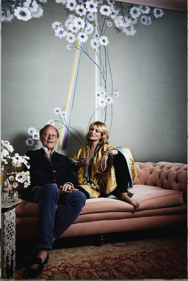 Kate Moss projektuje tapety!