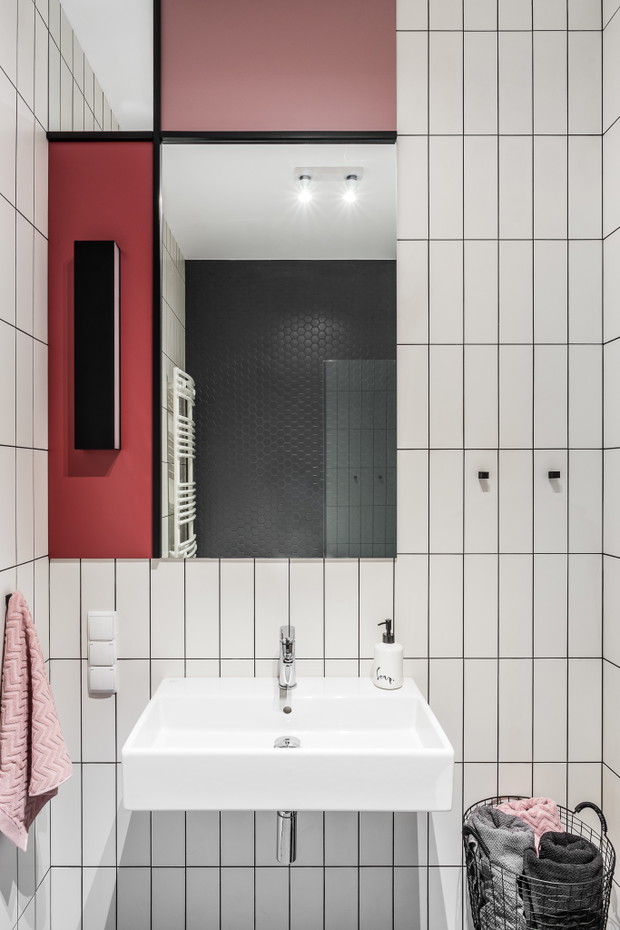 Wnętrze tygodnia: komfortowe, pomysłowe i efektowne 40 m2 w Gdańsku