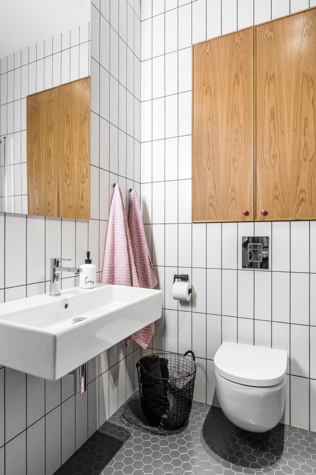 Wnętrze tygodnia: komfortowe, pomysłowe i efektowne 40 m2 w Gdańsku