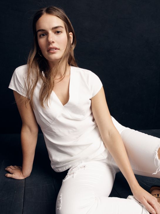 V-neck J