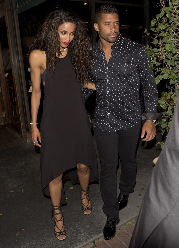 Ciara i Russell Wilson w Los Angeles, 29.06.2015, fot. East News