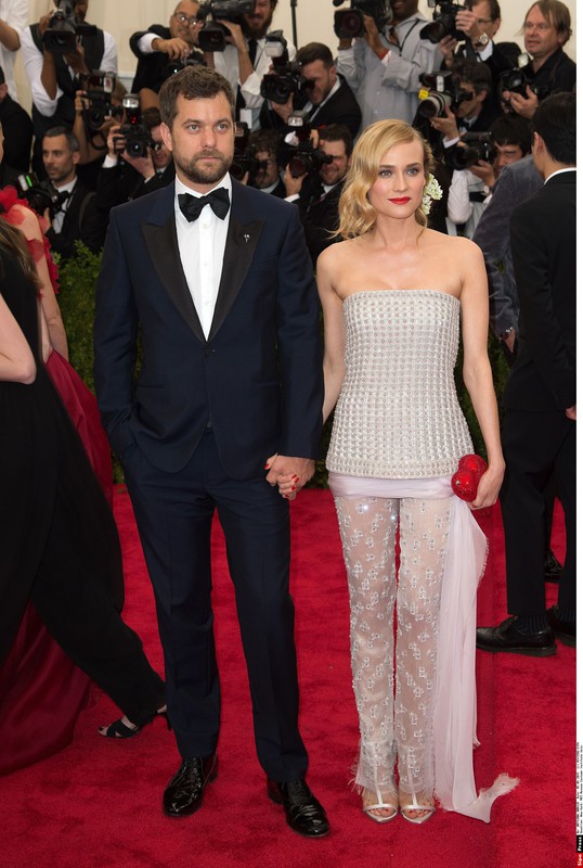 Diane Kruger i Joshua Jackson na Met Gala, 2015, fot. East News