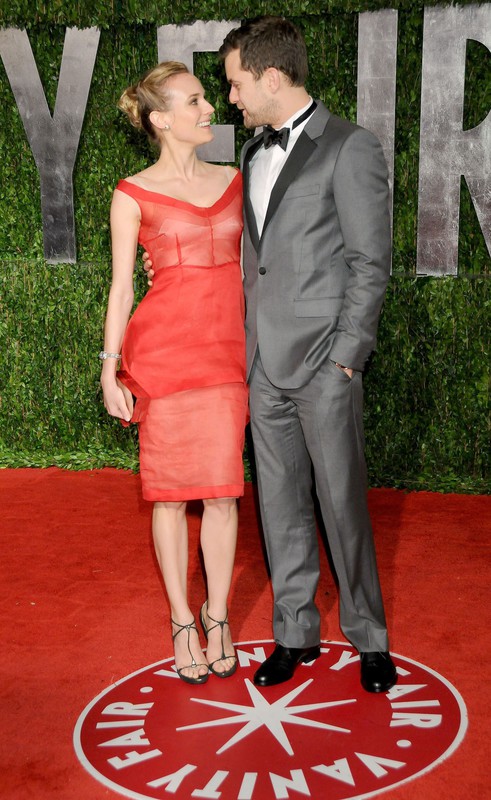 Diane Kruger i Joshua Jackson na Vanity Fair after party, 2010 rok, fot. East News