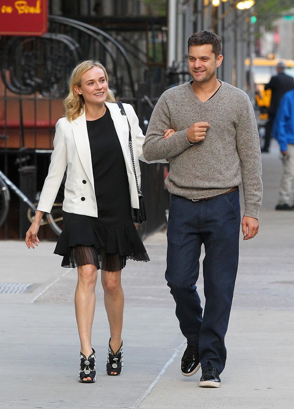 Diane Kruger i Joshua Jackson w Nowym Jorku, 2014 rok, fot. East News