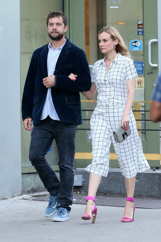 Diane Kruger i Joshua Jackson w Nowym Jorku, 2015 rok, fot. East News