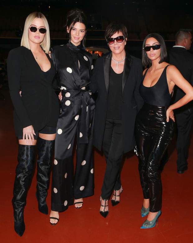 Khloe Kardashian, Kendall Jenner, Kris Jenner i Kim Kardashian West na charytatywnych rozgrywkach w pokera If Only , 29.07.2018.
