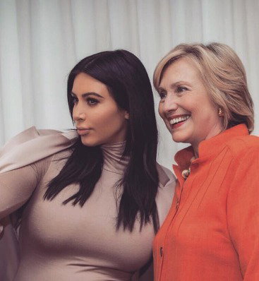 Celebrytki w nieoficjalnym sztabie wyborczym Hillary Clinton
