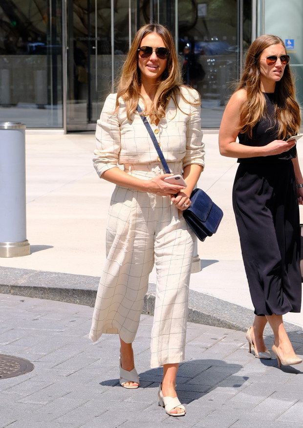 Jessica Alba w Nowym Jorku, 9.08.2018.