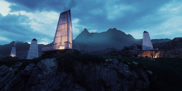 Northern Wisps, wizaualizacja Bartosz Domiczek