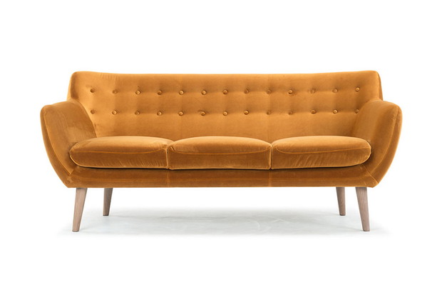 Welurowa sofa Anne, sofacompany, 2999 zł