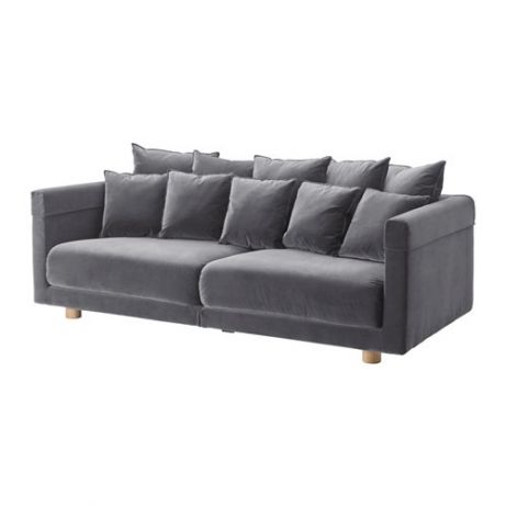Welurowa sofa do salonu, IKEA, STOCKHOLM 2017, 3999 zł