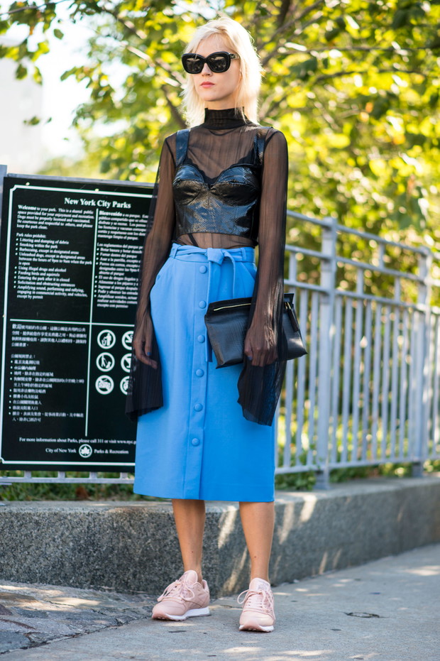 Street fashion: New York Fashion Week wiosna-lato 2017