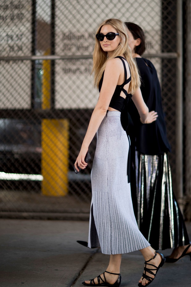 Street fashion: New York Fashion Week wiosna-lato 2017