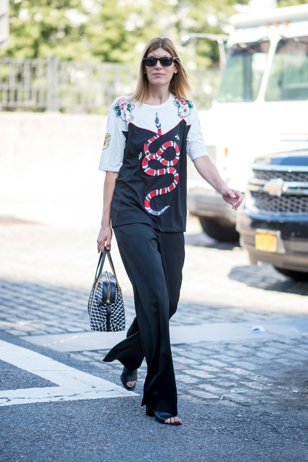 Street fashion: New York Fashion Week wiosna-lato 2017