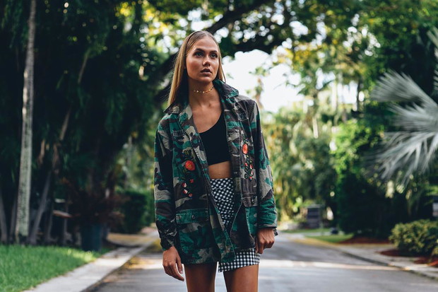 Kurtka khaki (Trendy z Instagramu 2016)