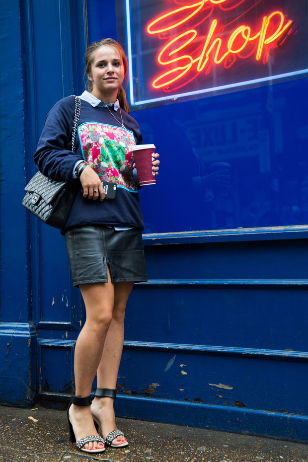 Street fashion: London Fashion Week wiosna-lato 2017