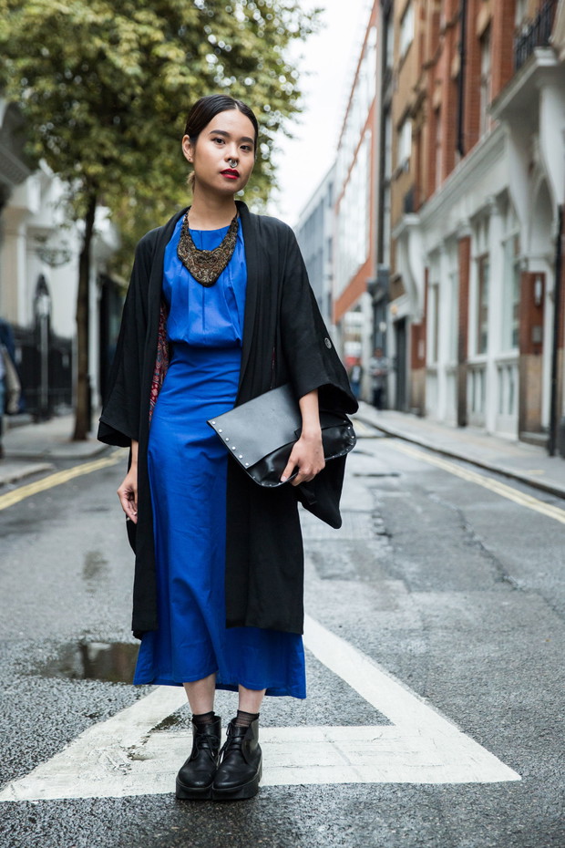 Street fashion: London Fashion Week wiosna-lato 2017