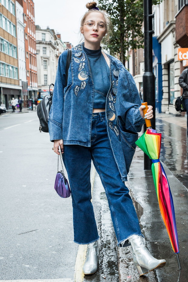 Street fashion: London Fashion Week wiosna-lato 2017