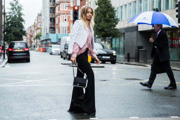 Street fashion: London Fashion Week wiosna-lato 2017