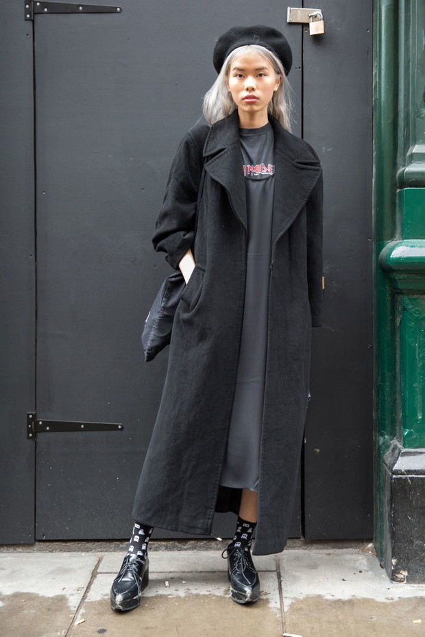 Street fashion: London Fashion Week wiosna-lato 2017