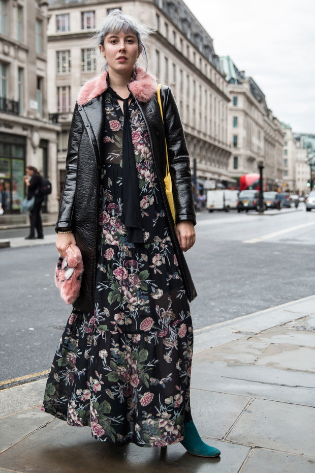 Street fashion: London Fashion Week wiosna-lato 2017