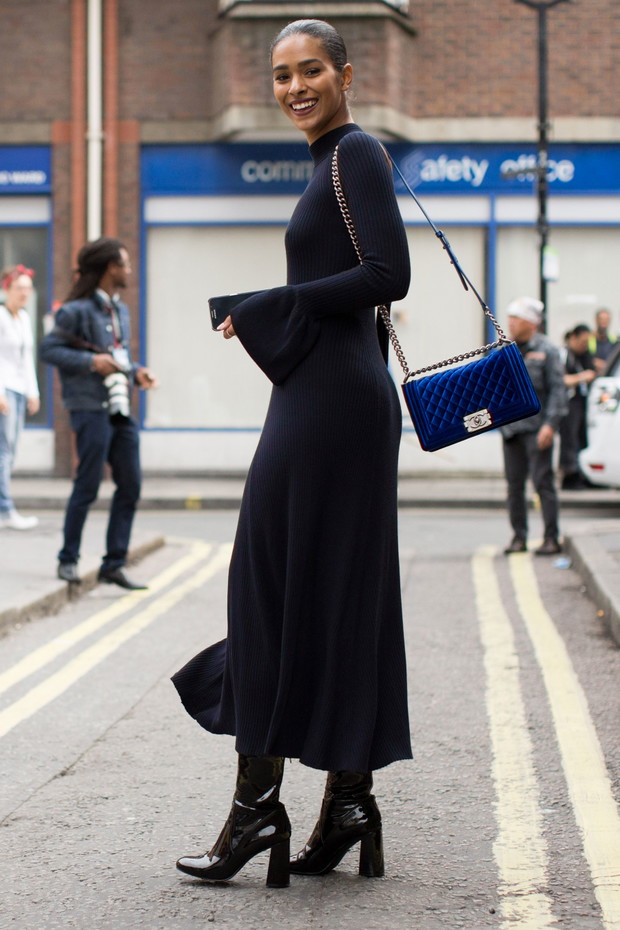 Street fashion: London Fashion Week wiosna-lato 2017