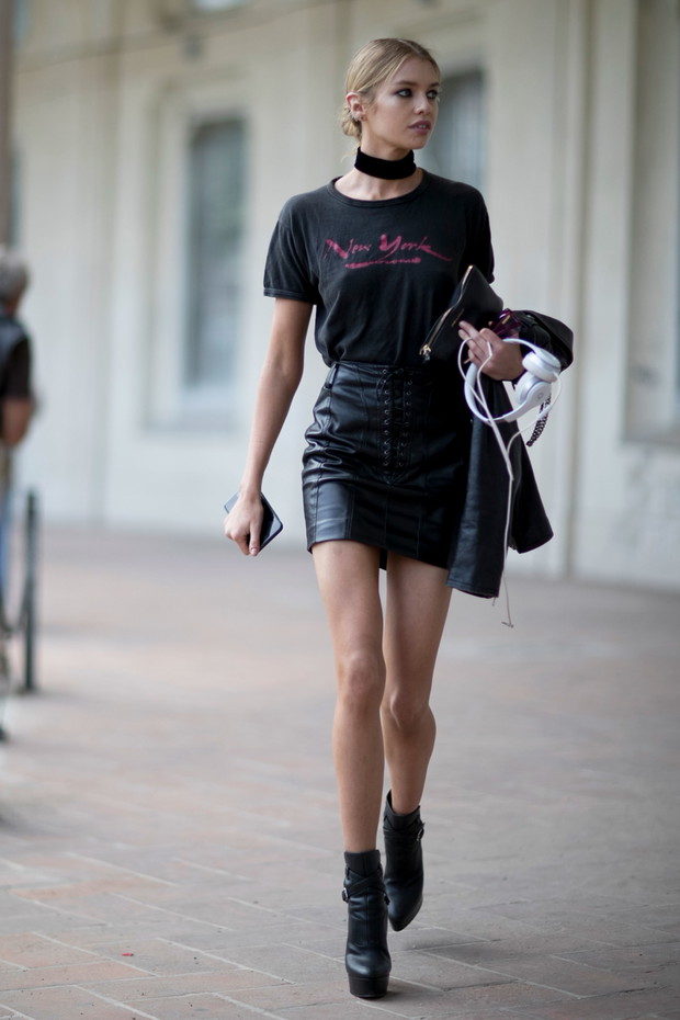 Street fashion: modelki off duty na Milan Fashion Week SS17