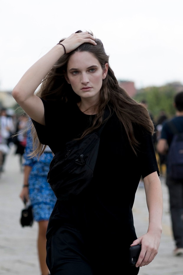 Street fashion: modelki off duty na Milan Fashion Week SS17