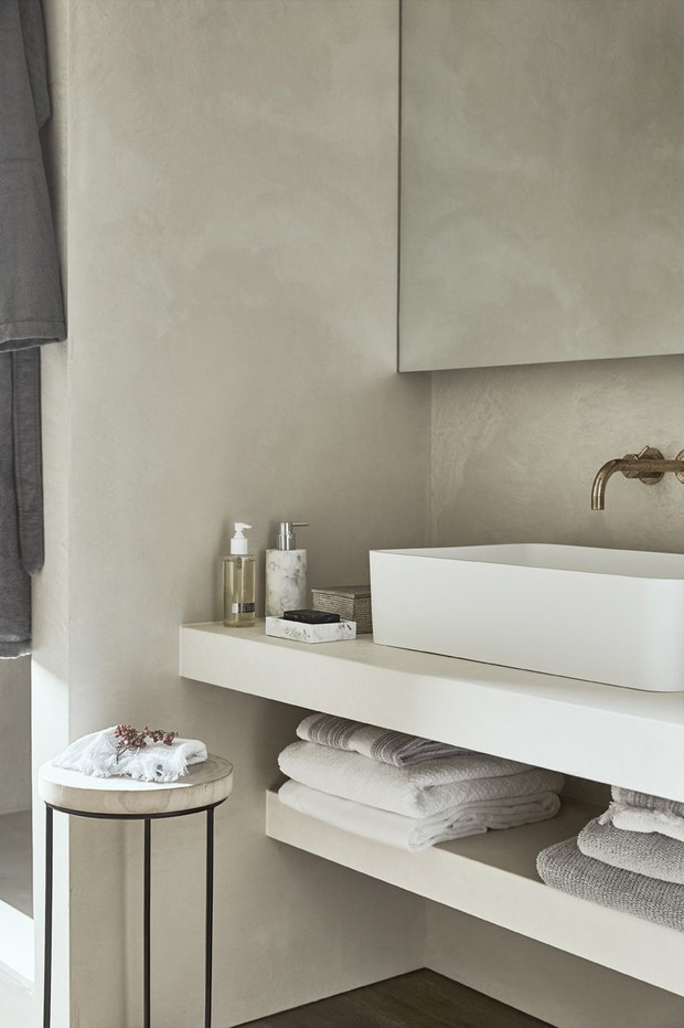 Beton w łazience, ZARA HOME