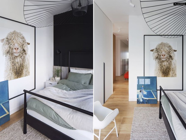 Nowoczesny apartament w Poznaniu, projekt: PL.architekci