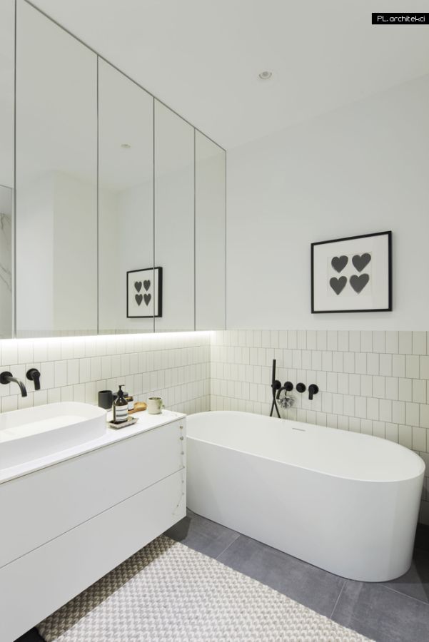 Nowoczesny apartament w Poznaniu, projekt: PL.architekci