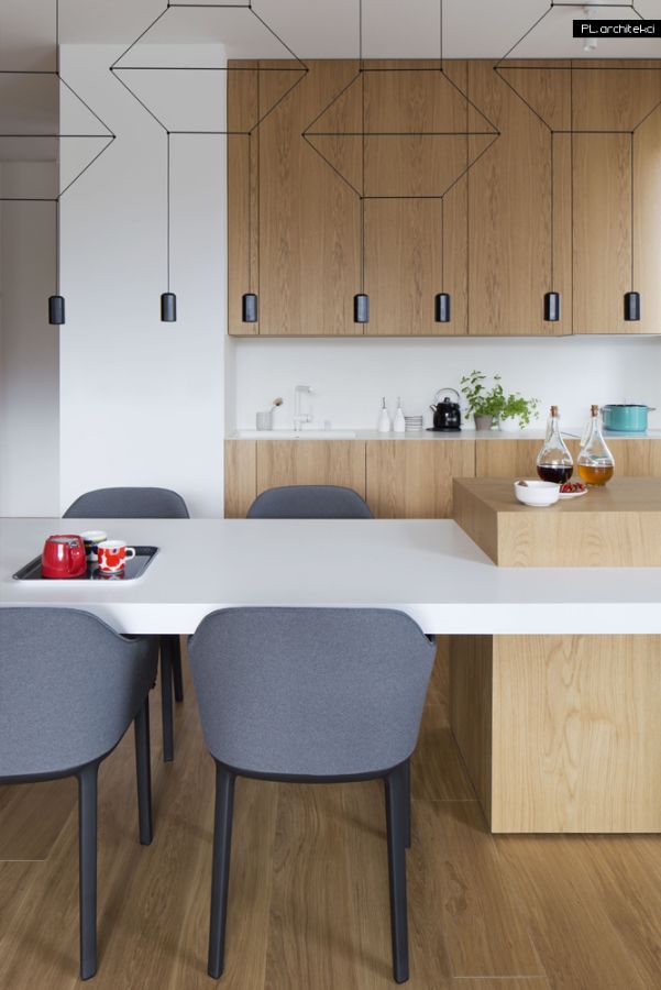 Nowoczesny apartament w Poznaniu, projekt: PL.architekci