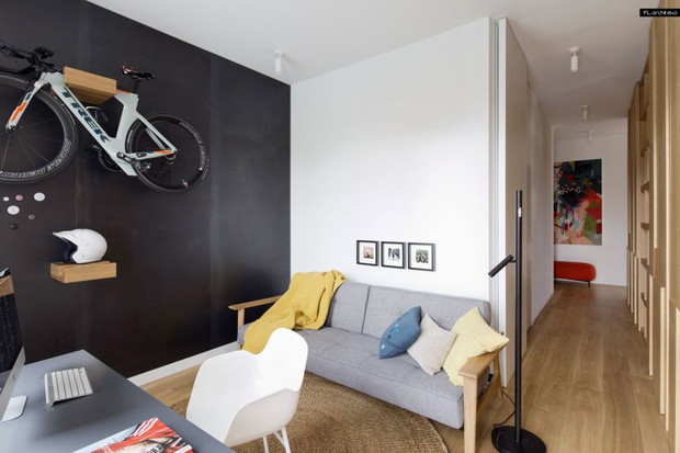 Nowoczesny apartament w Poznaniu, projekt: PL.architekci