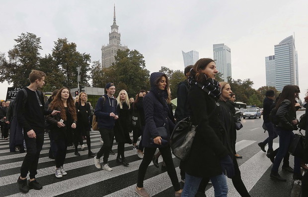 Czarny Protest / Ogólnopolski Strajk Kobiet w Warszawie